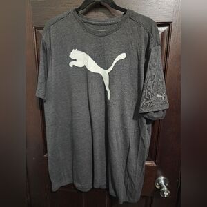 Puma Men's Dark Gray Short Sleeve Tee 2XL